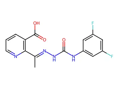 Diflufenzopyr structure