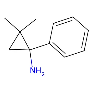 2,2-Dimethyl-1-phenylcyclopropan-1-amine structure