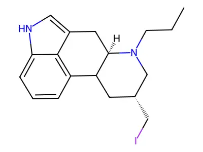 8-Iodomethyl-6-propylergoline structure