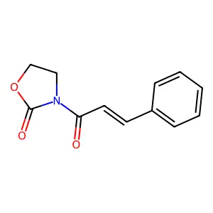 2-Oxazolidinone, 3-(1-oxo-3-phenyl-2-propenyl)- structure