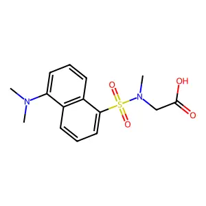 Dansylsarcosine structure