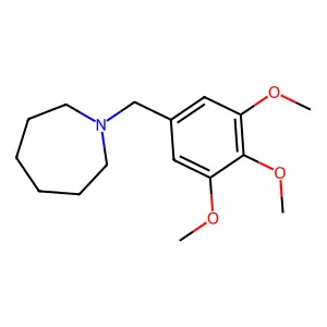 1-[(3,4,5-Trimethoxyphenyl)methyl]azepane structure