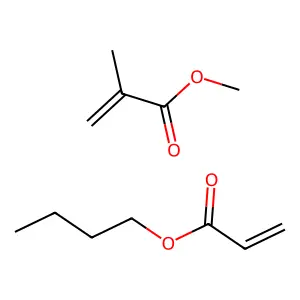 Butyl prop-2-enoate--methyl 2-methylprop-2-enoate (1/1) structure