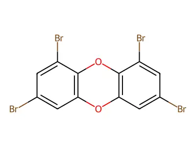 1,3,7,9-四溴二苯并对二噁英 structure