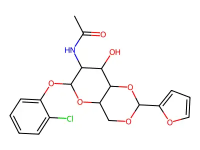 C19H20ClNO7 structure
