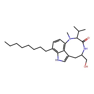 (+)-7-Octylindolactam v structure