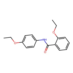 2-ethoxy-N-(4-ethoxyphenyl)benzamide structure