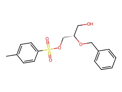 (3-Hydroxy-2-phenylmethoxypropyl) 4-methylbenzenesulfonate structure
