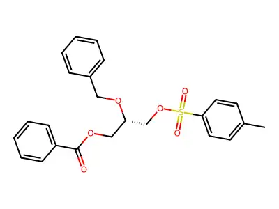 (R)-2-(Benzyloxy)-3-(tosyloxy)propyl benzoate structure