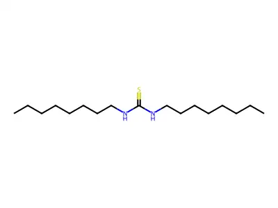 1,3-Dioctyl-2-thiourea structure