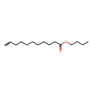 Butyl 10-undecenoate structure