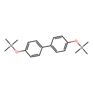 Silane, [[1,1'-biphenyl]-4,4'-diylbis(oxy)]bis[trimethyl- structure