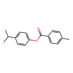 4-Isopropylphenyl 4-methylbenzoate structure