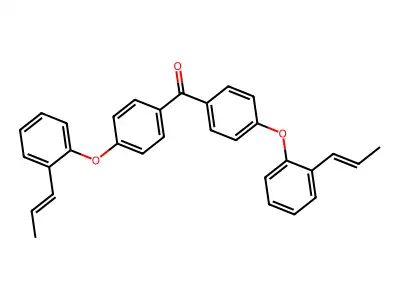 双[4-(2-异丙烯基苯氧基)苯基]甲酮 structure