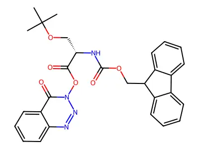 Fmoc-Ser(tBu)-ODhbt structure