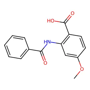 2-Benzamido-4-methoxybenzoic acid structure