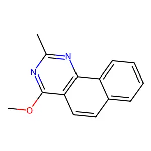 4-Methoxy-2-methylbenzo[h]quinazoline structure