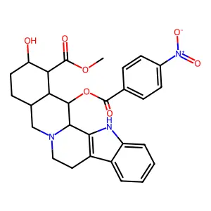 14-(4-Nitrobenzoyloxy)yohimbine structure