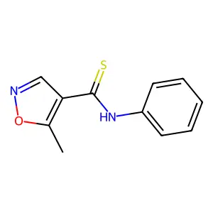 5-methyl-N-phenyl-1,2-oxazole-4-carbothioamide structure