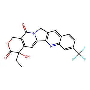11-Trifluoromethyl-20(RS)-camptothecin structure