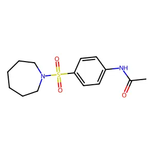 N-[4-(氮杂环庚烷-1-基磺酰基)苯基]乙酰胺 structure