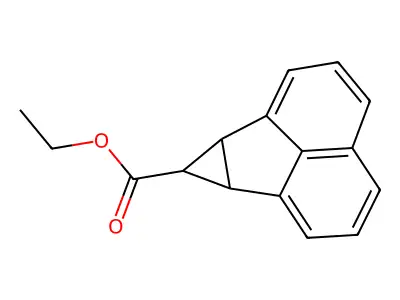 6b,7a-Dihydro-7H-cycloprop[a]acenaphthylene-7-carboxylic acid ethyl ester structure
