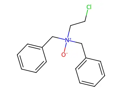 N-(2-氯乙基)二苄胺N-氧化物 structure