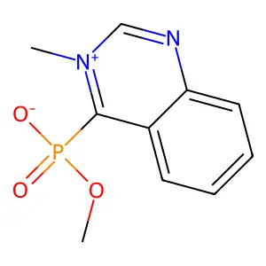 Cinnolinium, 4-(hydroxymethoxyphosphinyl)-2-methyl-, inner salt structure