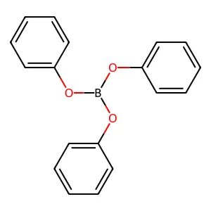 硼酸三苯酯 structure