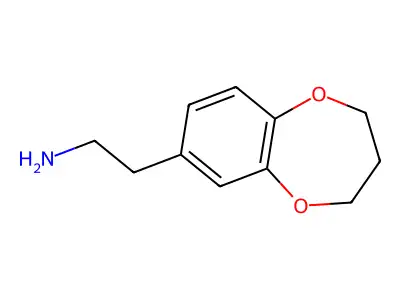 2-(3,4-dihydro-2H-1,5-benzodioxepin-7-yl)ethanamine structure