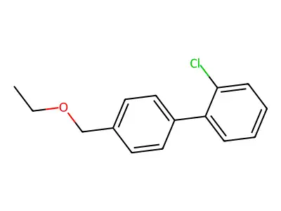 1,1'-Biphenyl, 2-chloro-4'-(ethoxymethyl)- structure
