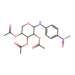 N-对硝基苯基-D-核糖胺三乙酸酯 structure