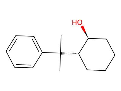 2-(2-Phenylpropan-2-yl)cyclohexan-1-ol structure
