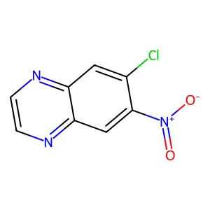 6-Chloro-7-nitroquinoxaline structure