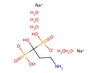 帕米膦酸 structure
