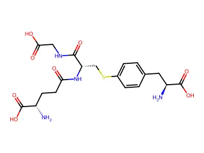 4-(Glutathionyl)phenylalanine structure