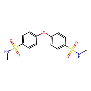 Methyl[(4-{4-[(methylamino)sulfonyl]phenoxy}phenyl)sulfonyl]amine structure