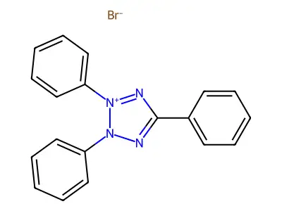 2,3,5-Triphenyltetrazolium bromide structure