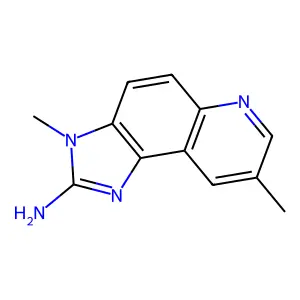 3,8-二甲基-3H-咪唑并(4,5-f)喹啉-2-胺 structure