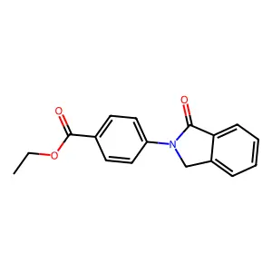 Ethyl 4-(1-oxoisoindolin-2-yl)benzoate structure