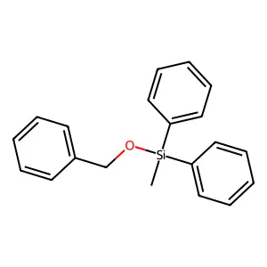 Silane, methyldiphenyl(phenylmethoxy)- structure