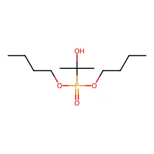 Dibutyl (2-hydroxypropan-2-yl)phosphonate structure
