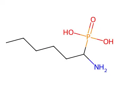 1-aminohexylphosphonic Acid structure