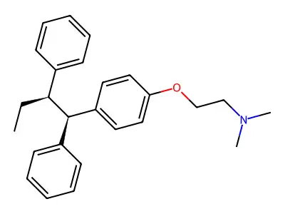 Dihydrotamoxifen structure
