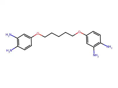 o-Phenylenediamine, 4,4'-pentamethylenedioxybis- structure