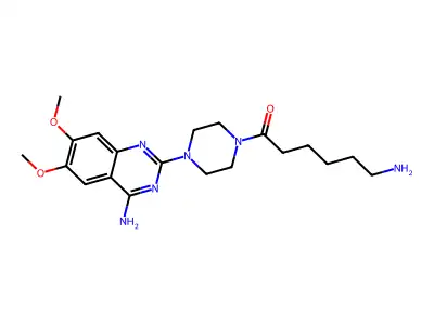 Prazosinamine structure