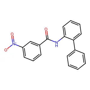 3-nitro-N-(2-phenylphenyl)benzamide structure