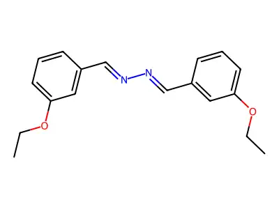 3-Ethoxybenzaldehyde azine structure