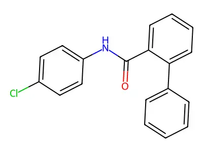N-(4-chlorophenyl)-[1,1'-biphenyl]-2-carboxamide structure