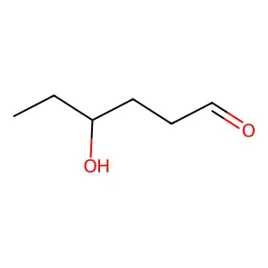 4-Hydroxyhexanal structure